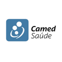 Logo do convênio Camed Saúde, aceito na clínica Recife Ortopedia.