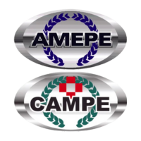 Logo do convênio de saúde AMEPE CAMPE, aceito na clínica Recife Ortopedia.
