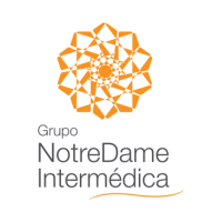 Logo do convênio de saúde Grupo NotreDame Intermédica, aceito na clínica Recife Ortopedia.